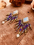 Boucles "Léonä" - Boules à facettes