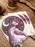 Carte illustration "Le Veilleur des étoiles"