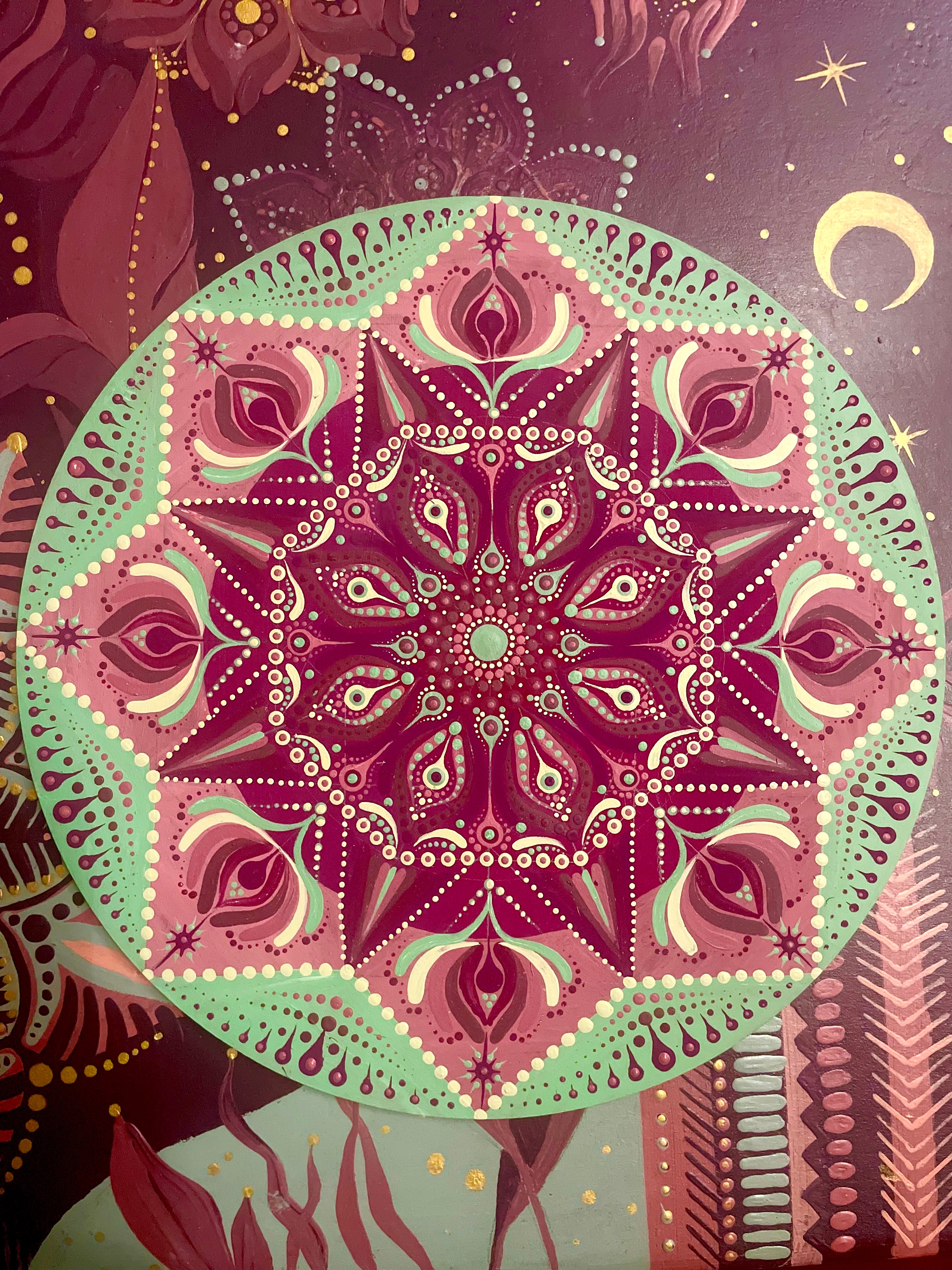 Peinture Mandala "Asträl"