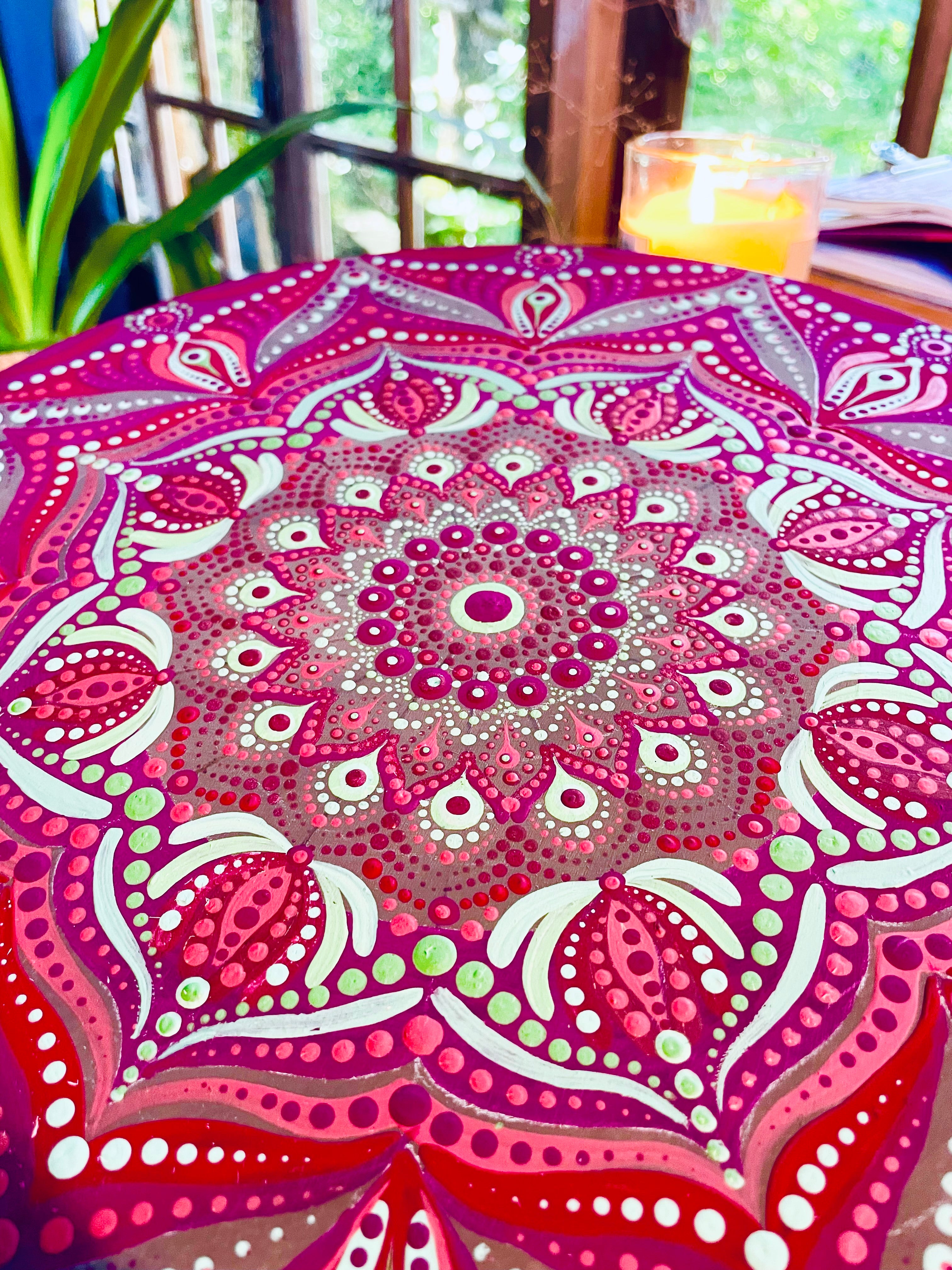 Peinture Mandala "Constellation"